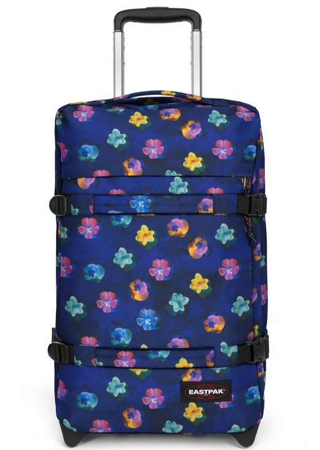 ايستباك حقيبة سفر صغيرة زهور أزرق داكن